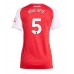 Arsenal Piero Hincapie #5 Hjemmedrakt Dame 2025-26 Korte ermer